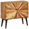 vidaXL Sideboard | Natural wood with brown and golden streaks | Solid mango wood