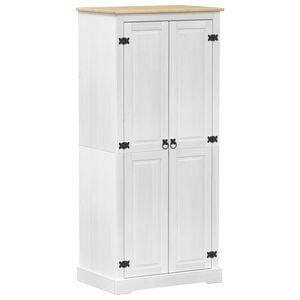vidaXL Wardrobes White 76 x 50 x 170 cm Solid Pine Wood