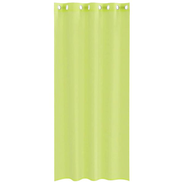 vidaXL Voile Curtains with Grommets 2 pcs Apple Green 140x245 cm