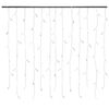 vidaXL LED Curtain Icicle Lights 10m 400 LED Cold White 8 Function
