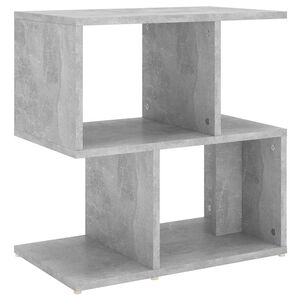 vidaXL Bedside Cabinet Concrete Grey 50x30x51,5 cm Engineered Wood