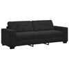 vidaXL Sofa 3 pcs Dark Grey Fabric