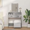 vidaXL Dressing Table Concrete Grey 79 x 41 x 140 cm Engineered Wood