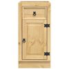 vidaXL Cabinet with Drawer Honey 40 x 46 x 81.5 cm Solid Pine Wood