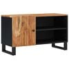 vidaXL TV Cabinet 80x33x46 cm Solid Wood Acacia&Engineered Wood