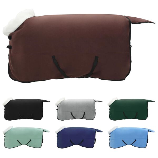 vidaXL Horse Blanket Full Dark Brown 135 cm Polar fleece
