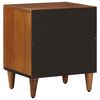 vidaXL Bedside Cabinet 2 pcs Brown 40 x 33 x 46 cm Solid Mango Wood