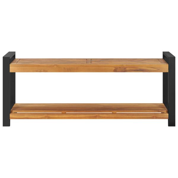 vidaXL Bench 120 cm Solid Teak Wood