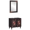 vidaXL Bathroom Cabinet Set 2 pcs Solid Mango Wood