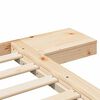 vidaXL Bed Frame Brown 150 x 200 cm Wood