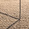 vidaXL Rug ZIZUR Beige 80x150 cm Jute Look Indoor and Outdoor