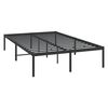 vidaXL Metal Bed Frame without Mattress Black 120x200cm