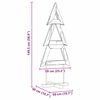 vidaXL Christmas Tree with Stand Brown 149.5 cm Solid teak wood