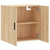 vidaXL Wall Cabinet Sonoma Oak 60x31x60 cm Engineered Wood