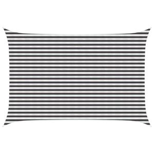 vidaXL Sunshade Sail 3 x 4 m HDPE Rectangular Anthracite and White