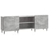 vidaXL TV Cabinet Concrete Grey 150 x 31 x 52 cm Engineered Wood