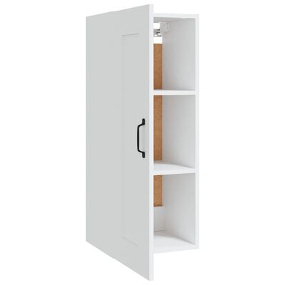 vidaXL Hanging Cabinet White 35x34x90 cm Engineered Wood