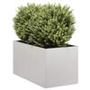 vidaXL Planter 40x80x40 cm Stainless Steel
