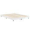 vidaXL Bed Frame without Mattress High Gloss White 140x190 cm