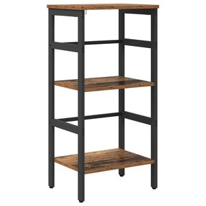 vidaXL Bookshelf 2-Tier 40 x 29.5 x 81 cm Engineered Wood Old Wood