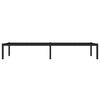 vidaXL Metal Bed Frame without Mattress Black 80x200cm
