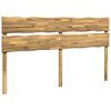vidaXL Live Edge Headboard ROSTOCK White 180 cm Solid Acacia Wood