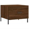 vidaXL Coffee Tables 2 pcs Brown Oak 50x50x40 cm Engineered Wood