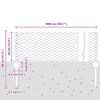 vidaXL Fence with Post Green 0.4 x 10 m Steel and PVC