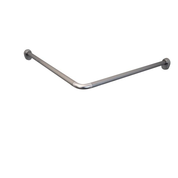 RIDDER Universal Corner Shower Curtain Rod 90x90x2.5 cm