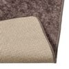 vidaXL Rug Runner MARSA Grey 350 x 80 cm Polyester and PVC