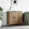 vidaXL Sideboard Artisan Oak 89.5 x 34 x 80 cm Engineered Wood