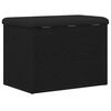 vidaXL Storage Bench Black oak 62 x 42 x 45 cm Engineered Wood