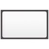 vidaXL Bathroom Mirror Grey 60x1.5x37 cm Engineered Wood