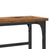 vidaXL Console Table Old Wood 75 x 19.5 x 75 cm Engineered Wood