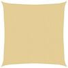 vidaXL Sun Shade Sail Sand 3x3 m 100% Polyester Oxford