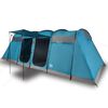 vidaXL Family Tent Tunnel 8-Person Blue Waterproof