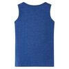 Kids' Tank Top Dark Blue Melange 92