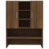 vidaXL Washing Machine Cabinet Brown Oak 70.5x25.5x90 cm