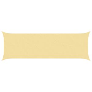 vidaXL Sun Shade Sail Sand 6 x 2 m 100% Polyester Oxford