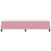 vidaXL Box Spring Bed with Mattress Pink 80 x 220 cm Fabric