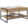 vidaXL Coffee Table Artisian Oak 80 x 50 x 40 cm Engineered Wood