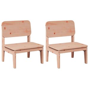 vidaXL Garden Chairs 2 pcs 60x52.5x72 cm Solid Wood Douglas