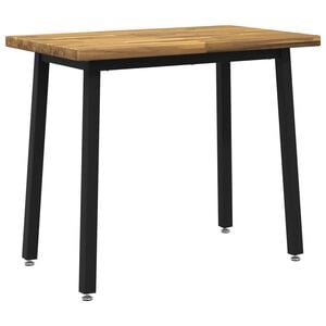 vidaXL Square Dining Table 90 x 55 x 75 cm Solid Acacia Wood