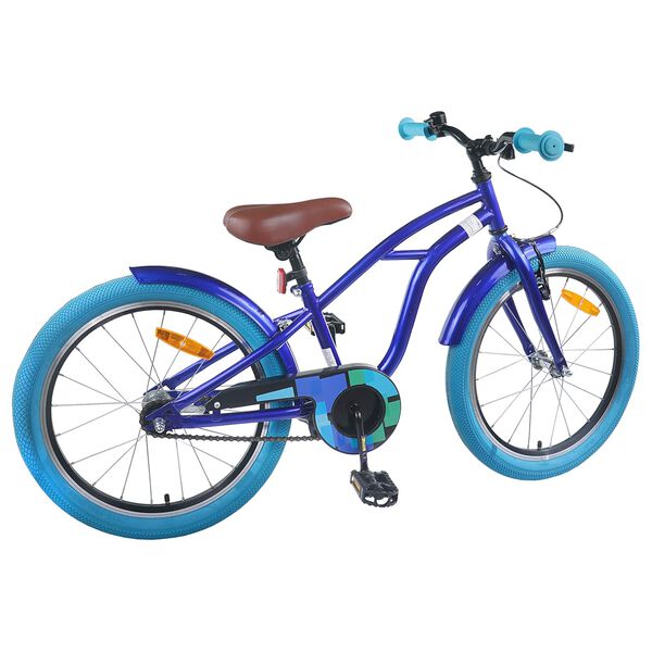 vidaXL Kids Bike 18'' for 5-7 Years Old Dark Blue