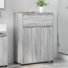 vidaXL Bathroom Cabinet with Drawer Grey Sonoma 72.5 x 36.5 x 100 cm