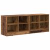 vidaXL Bed Cabinet 2 pcs Old Wood 66 x 33 x 48 cm Engineered Wood