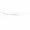vidaXL Retractable Awning White 450 x 350 x 165 cm
