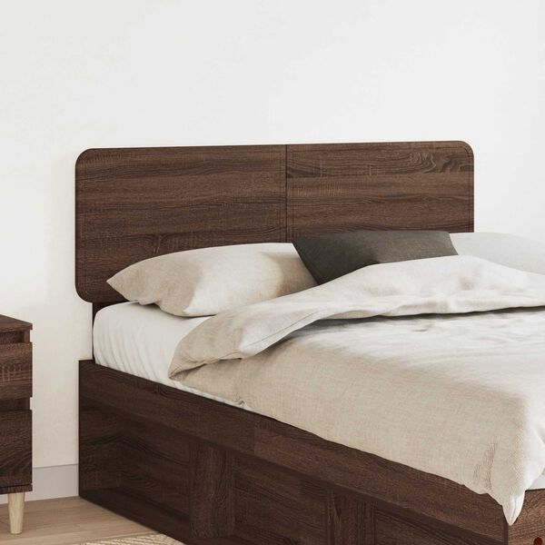 vidaXL Headboard Brown Oak 120 cm Engineered wood