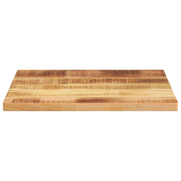 vidaXL Table Top 60x50x2.5 cm Rectangular Solid Wood Rough Mango