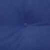 vidaXL Back Pillow Police Blue 180 x 24 x 50 cm Velvet